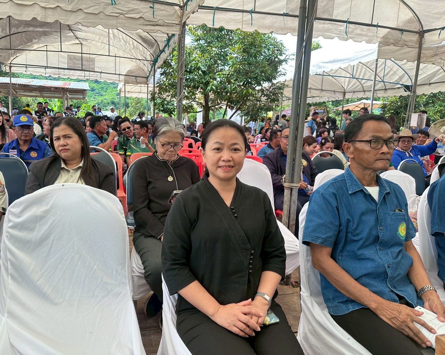 title - สำนักงานการปฏิรูปที่ดินจังหวัดเพชรบูรณ์ ร่วมเปิดโครงการท่องเที่ยวโดยชุมชนตำบลนาป่า กิจกรรมท่องเที่ยวเชิงเกษตร บุกสวน ชวนฟิน กินทุเรียนของดีตำบลนาป่า ประจำปี 2569 